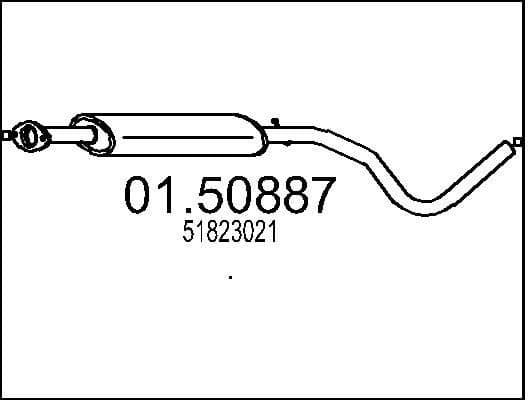 Centre Muffler 01.50887