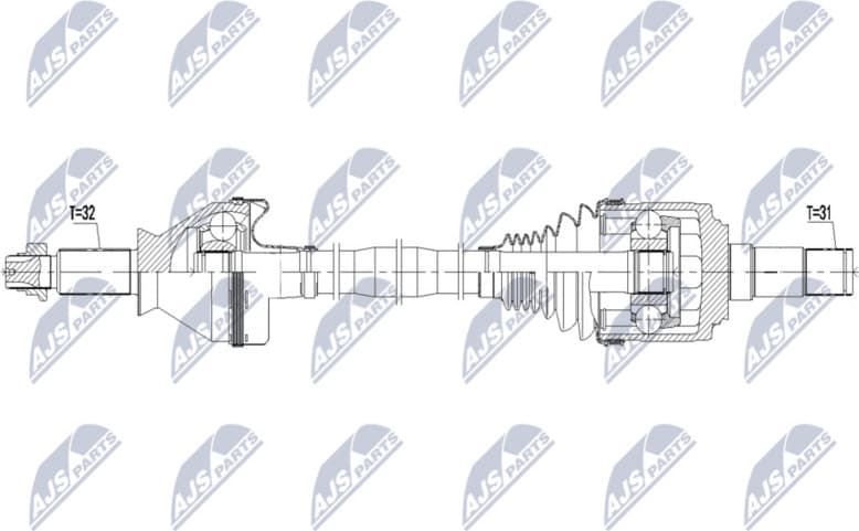 Drive Shaft NPW-MA-004