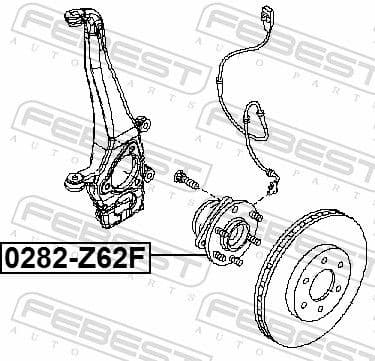 Wheel Hub 0282-Z62F - image 2