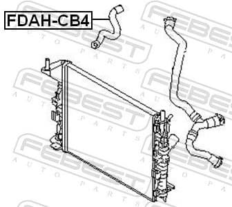 Coolant Pipe FDAH-CB4 - image 2