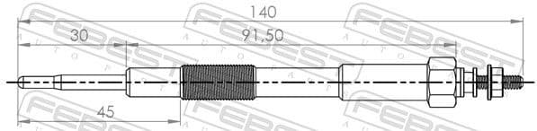 Glow Plug 05642-003 - image 2