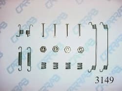 Brake shoes accessory kit 3149