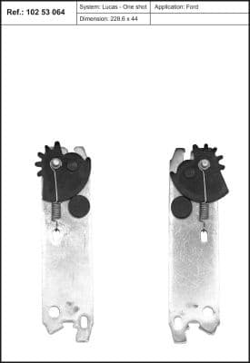 Brake shoe regulator 10253064