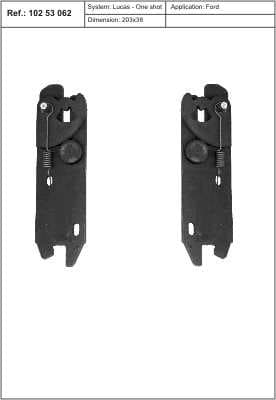 Brake shoe regulator 10253062