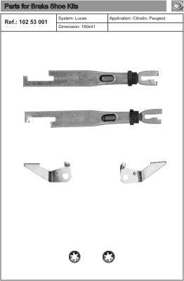 Brake shoe regulator 10253001