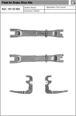 Brake shoe regulator 10153005