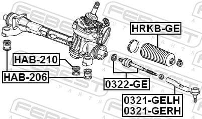 Tie Rod End 0321-GERH - image 2