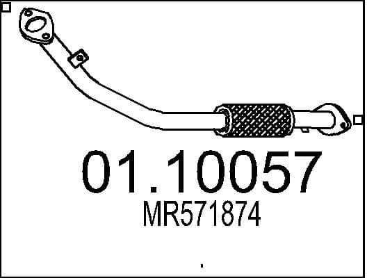 Exhaust Pipe 01.10057