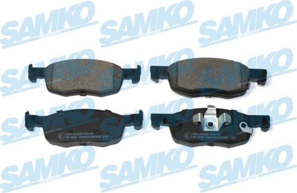 Brake Pad Set, disc brake 5SP2262