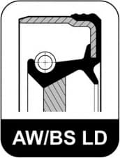 Seal crankshaft rear 763.713