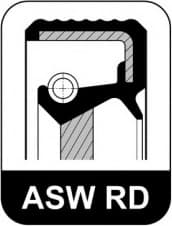 Seal crankshaft front 562.661