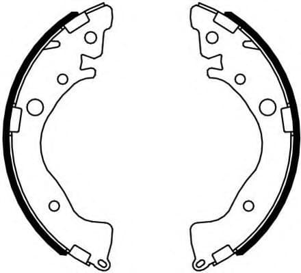 Brake shoes 81079
