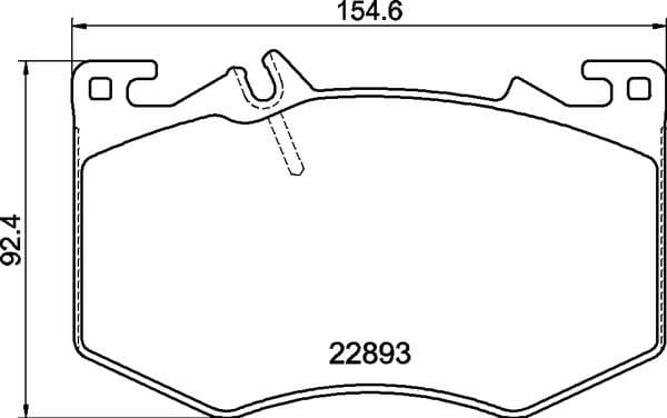 Brake Pad Set, disc brake PRIME LINE P 50 166