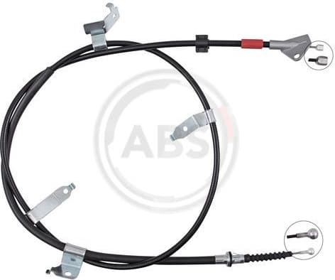 Cable Pull, parking brake K10112