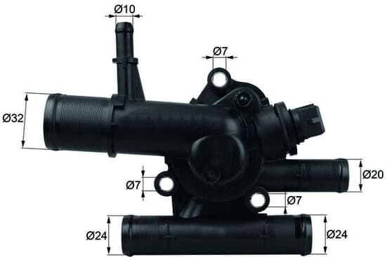 Thermostat, coolant BEHR TI21783