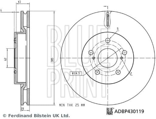 Brake Disc ADBP430119