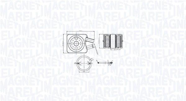 Oil Cooler, engine oil 350300003200
