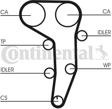 Water Pump & Timing Belt Kit CT1051WP2 - image 2
