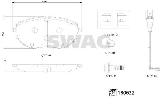 Brake Pad Set, disc brake 33 10 7793