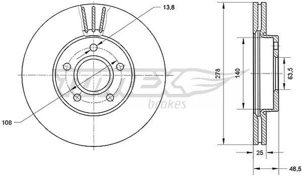 Brake Disc TX71-11