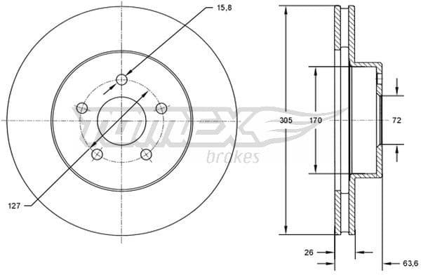 Brake Disc TX72-23