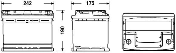 Starter Battery CLASSIC * EC550 - image 2