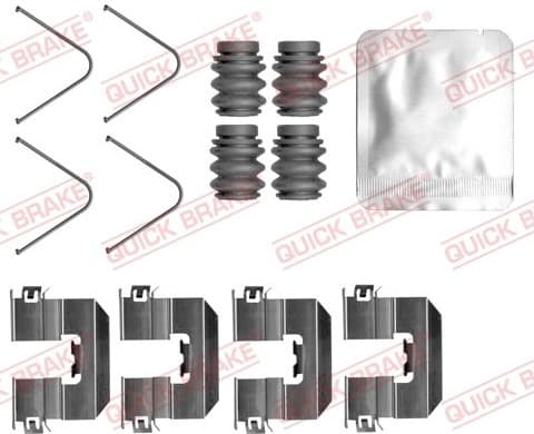 Accessory Kit, disc brake pad 109-0165