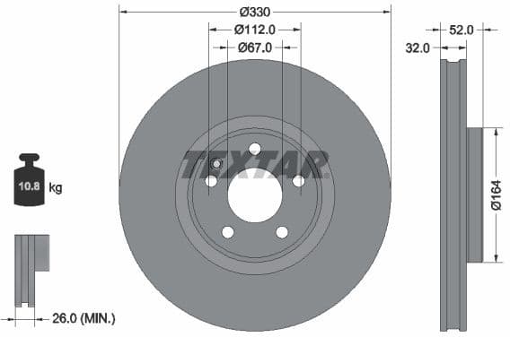Brake Disc PRO 92334903
