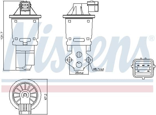 EGR Valve ** FIRST FIT ** 98247 - image 8