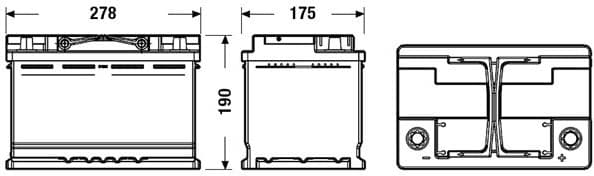 Starter Battery EFB EL700 - image 2