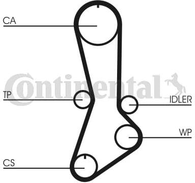 Timing Belt CT765 - image 2