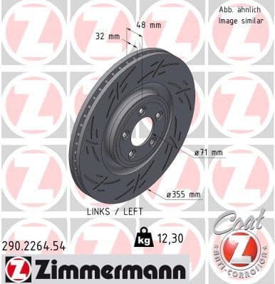 Brake Disc BLACK Z 290.2264.54