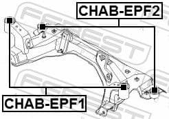 Repair Kit, axle beam CHAB-EPF1 - image 2