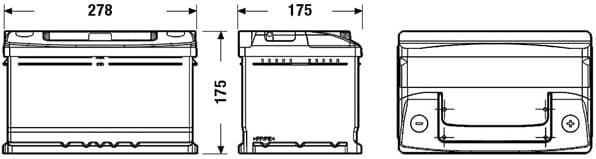 Starter Battery CLASSIC * EC652 - image 2