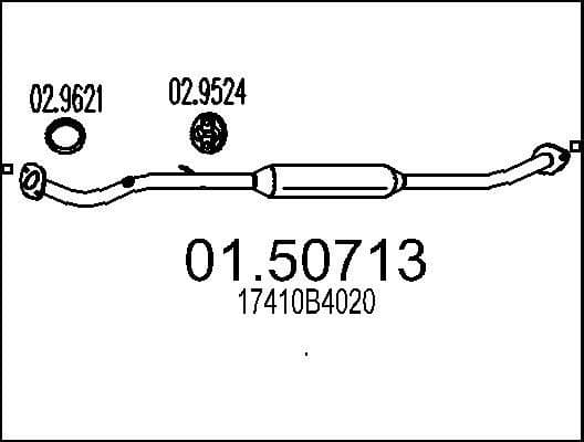 Centre Muffler 01.50713