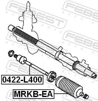 Inner Tie Rod 0422-L400 - image 2