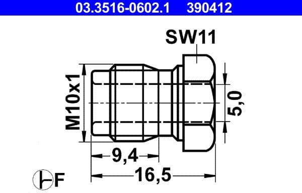 Union Bolt 03.3516-0602.1