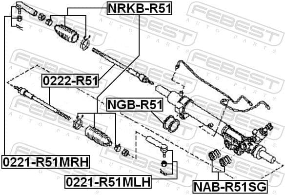 Tie Rod End 0221-R51MRH - image 2