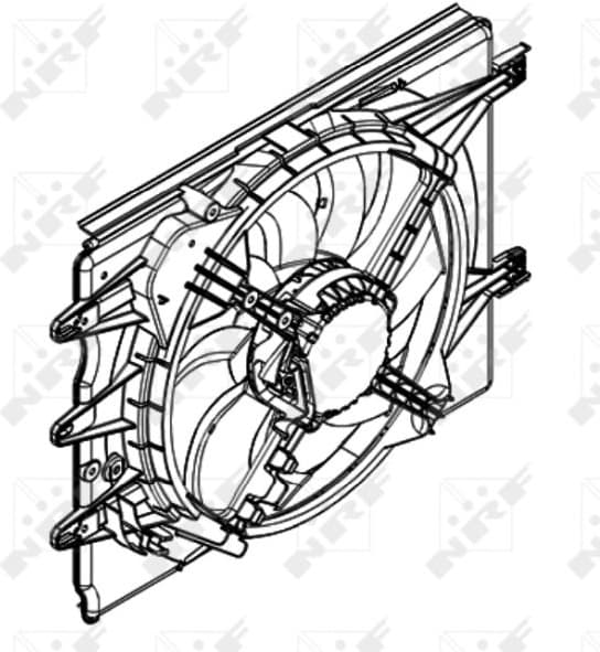 Fan, engine cooling 47596