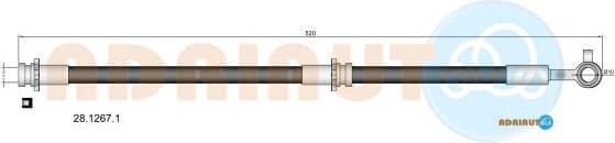 Brake hose front 28.1267.1