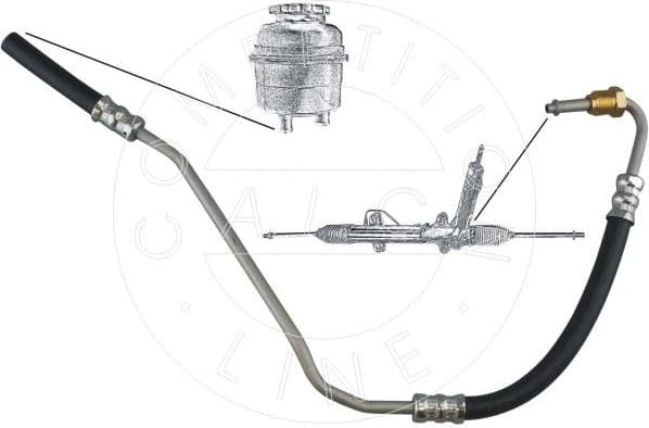 Hydraulic Hose, steering Original AIC Quality 57193