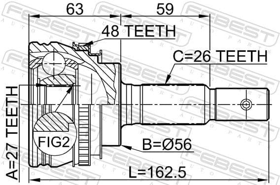 Joint Kit, drive shaft 0110-012A48 - image 2