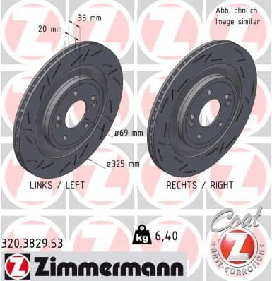 Brake Disc BLACK Z 320.3829.53