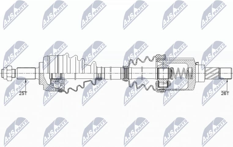 Drive Shaft NPW-RE-147