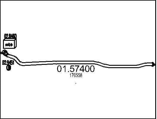 Centre Muffler 01.57400