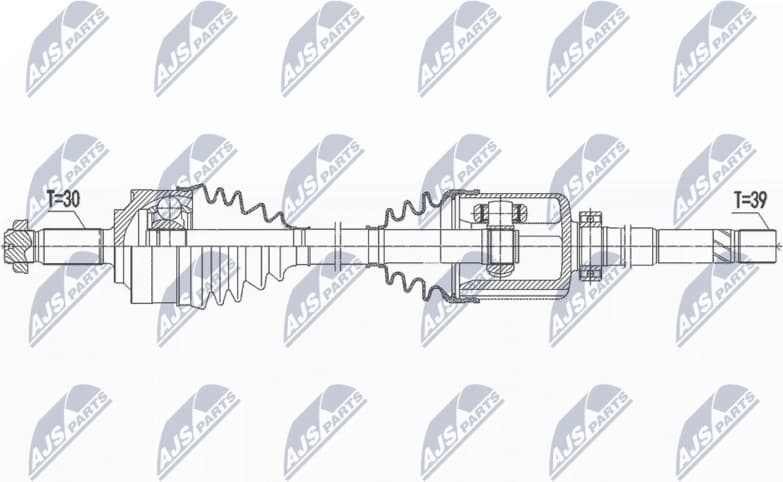 Drive Shaft NPW-ME-152