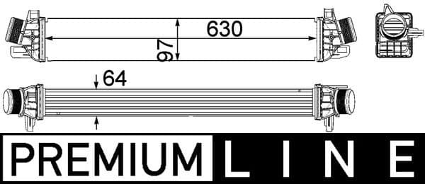 Charge Air Cooler BEHR *** PREMIUM LINE *** CI 259 000P