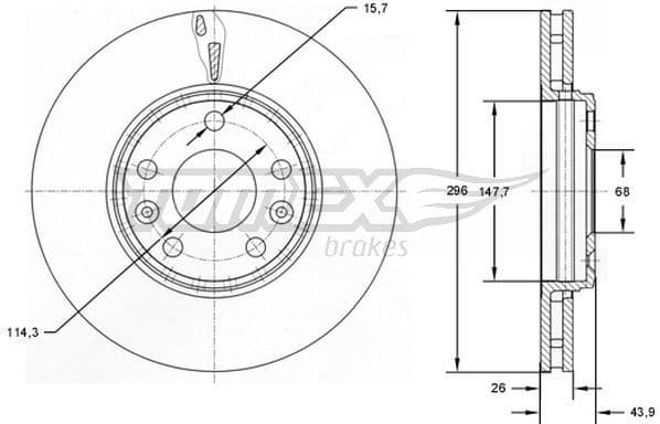 Brake Disc TX72-51