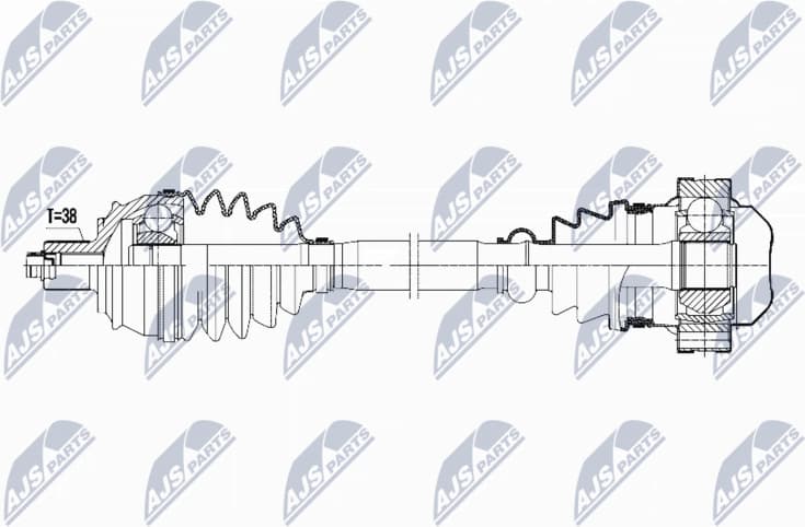 Drive Shaft NPW-AU-050