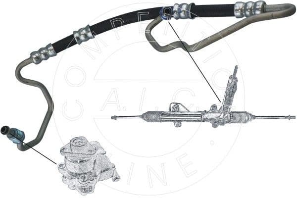 Hydraulic Hose, steering Original AIC Quality 57182 - image 2